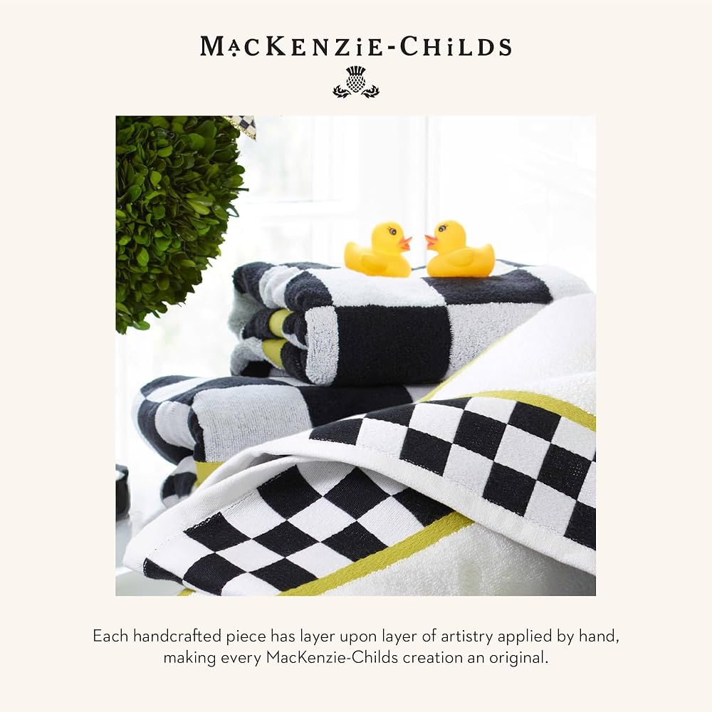 【新品・タグ付き】MACKENZiE-CHiLDS  CHECKラグ 新品・タグ付き】MACKENZiE-CHiLDS CHECKラグ 新品・タグ付き